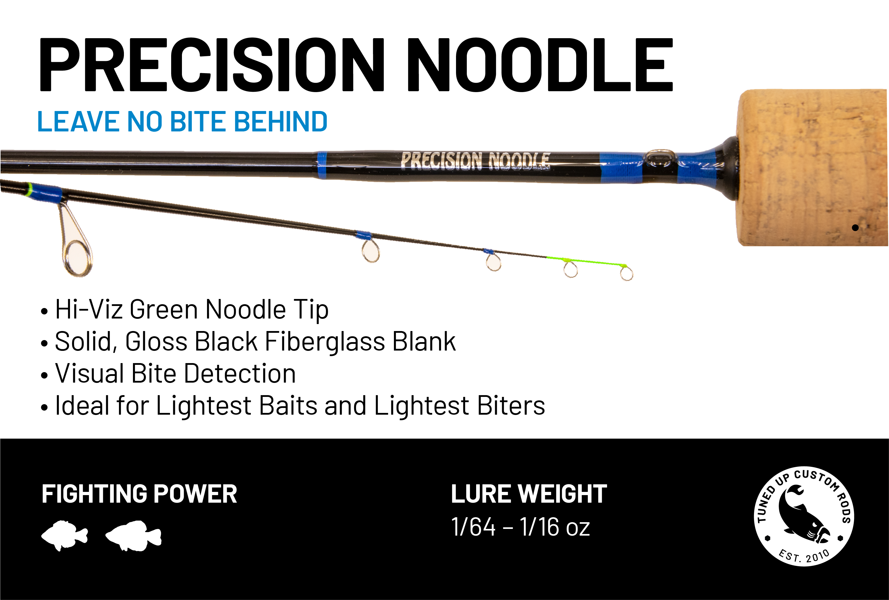 Noodle Black – Tuned Up Custom Rods