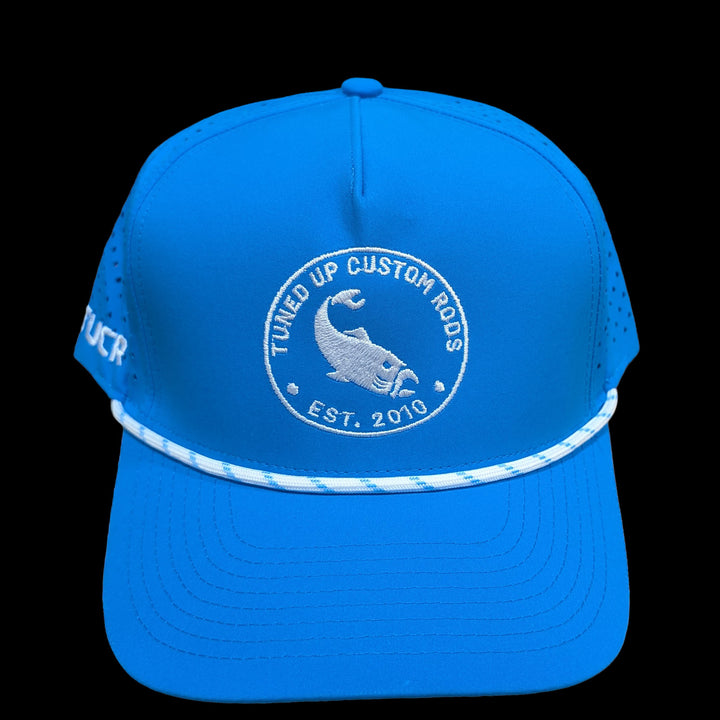 TUCR Edition STOCK Hat Blue with Twisted White/Blue Rope