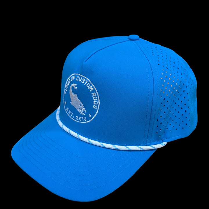 TUCR Edition STOCK Hat Blue with Twisted White/Blue Rope